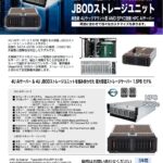 ラックマウント型 4U AIサーバー＆ 大容量ストレージJBODユニット 1.5PB
