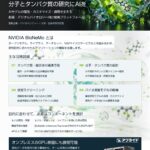 創薬・生体分子研究向けAIプラットフォーム「NVIDIA BioNeMo」動作用 GB300ワークステーション